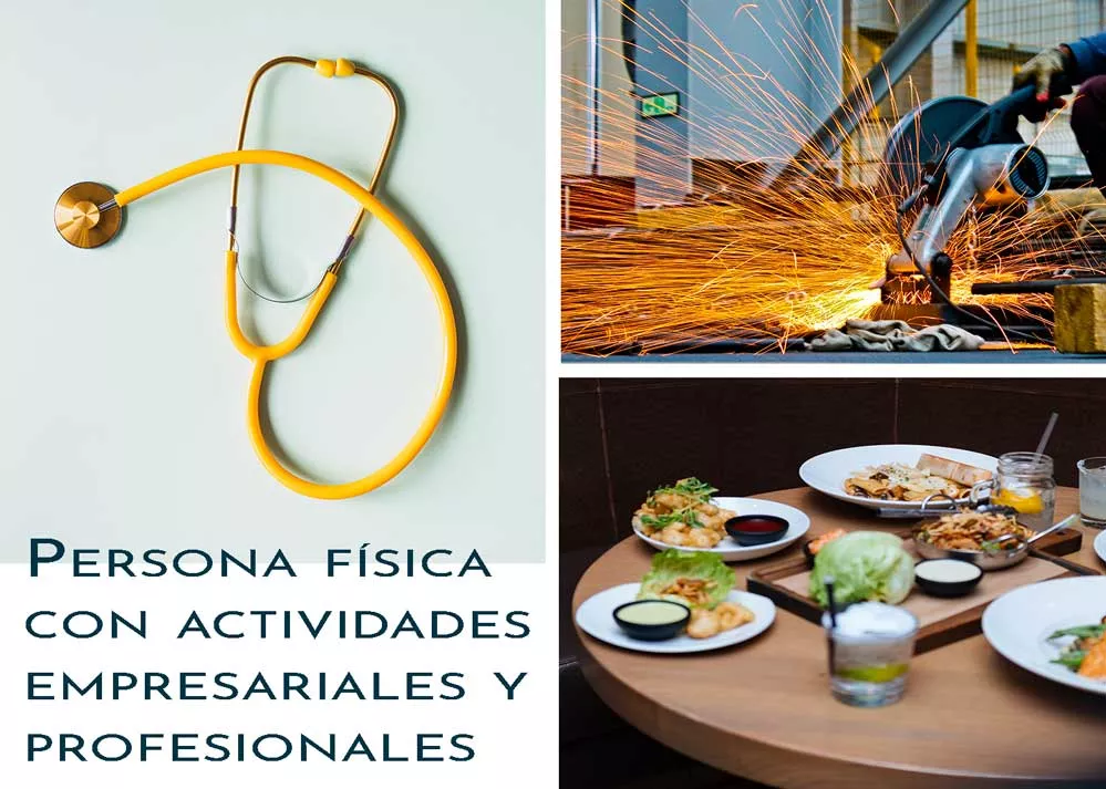 persona física con actividades empresariales y profesionales