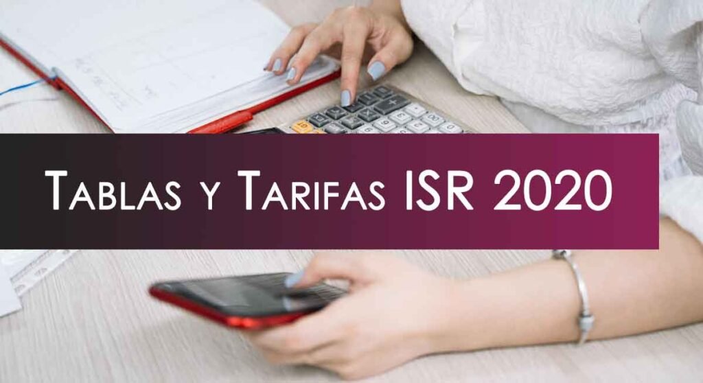 Tablas de tarifas de ISR 2020 DC