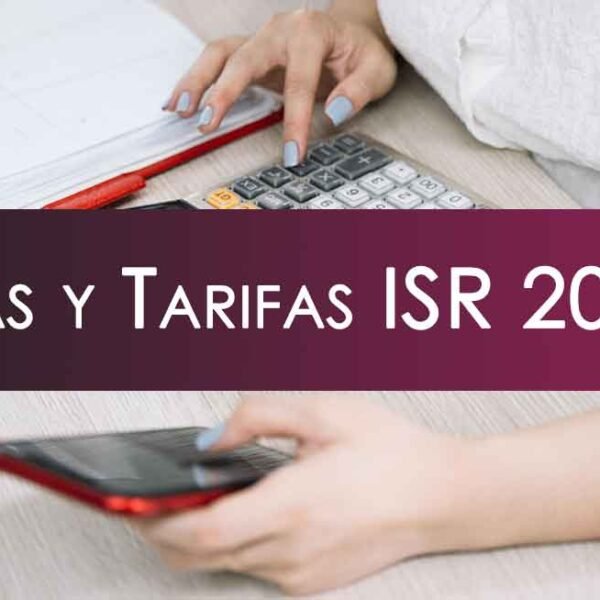 tablas y tarifas isr 2020