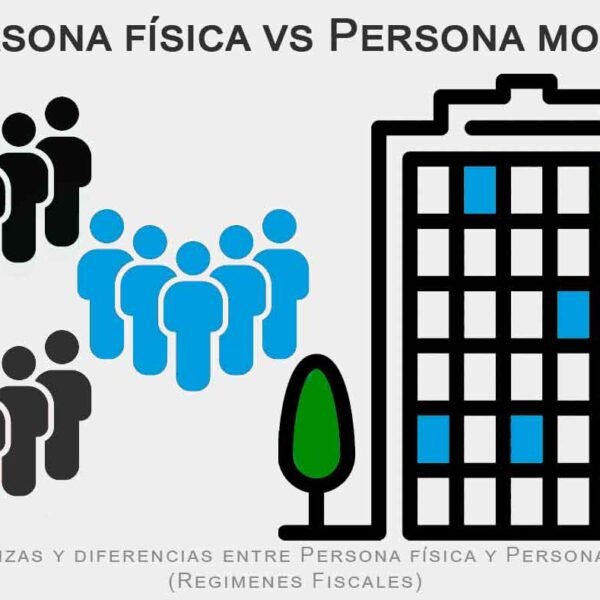 Semejanzas y diferencias entre Persona física y Persona moral